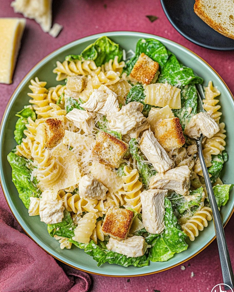 Chicken Caesar Pasta Salad
