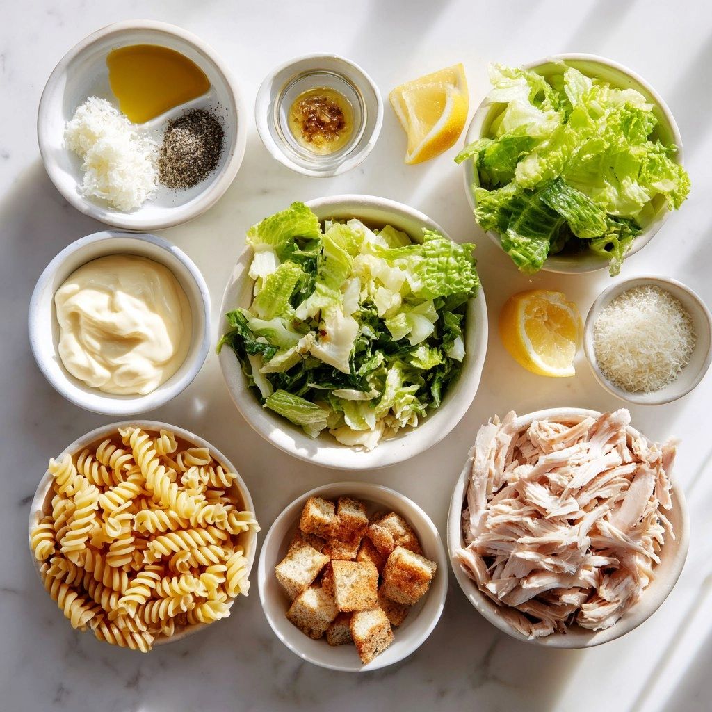 Chicken Caesar Pasta Salad