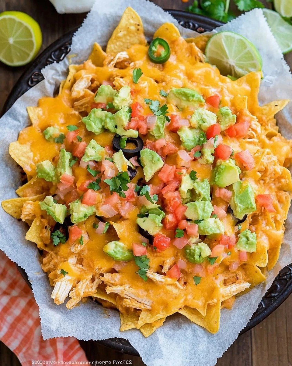 Loaded Chicken Nachos 71 Loaded Chicken Nachos