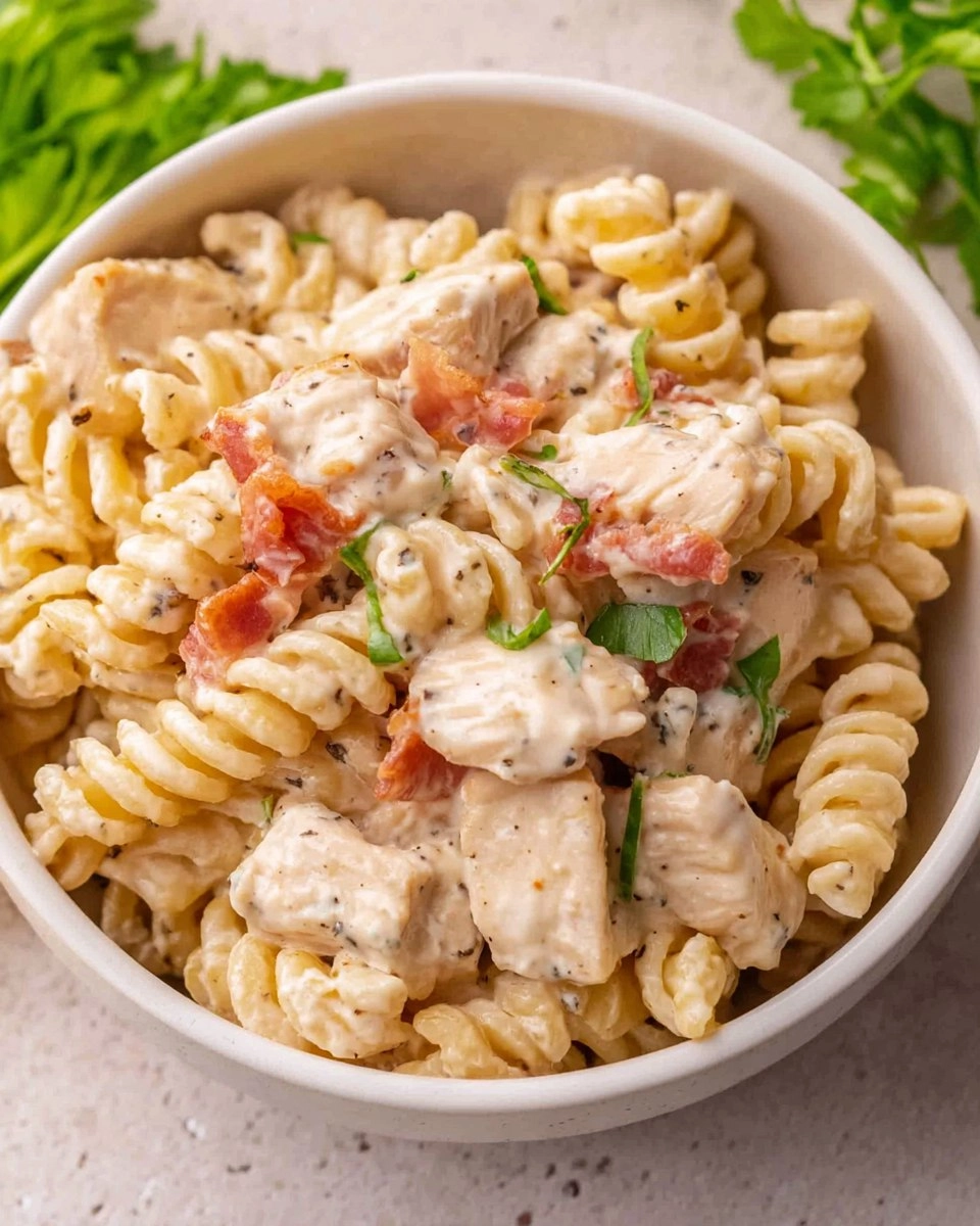 Chicken Bacon Ranch Pasta