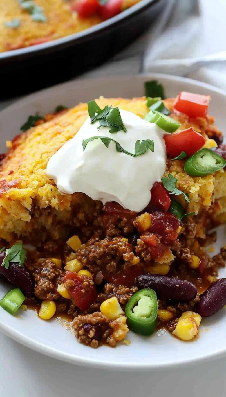 Chili Cornbread Casserole 131 Chili Cornbread Casserole