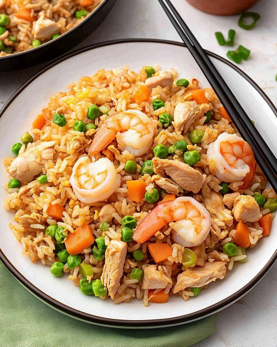 Shrimp and Chicken Fried Rice