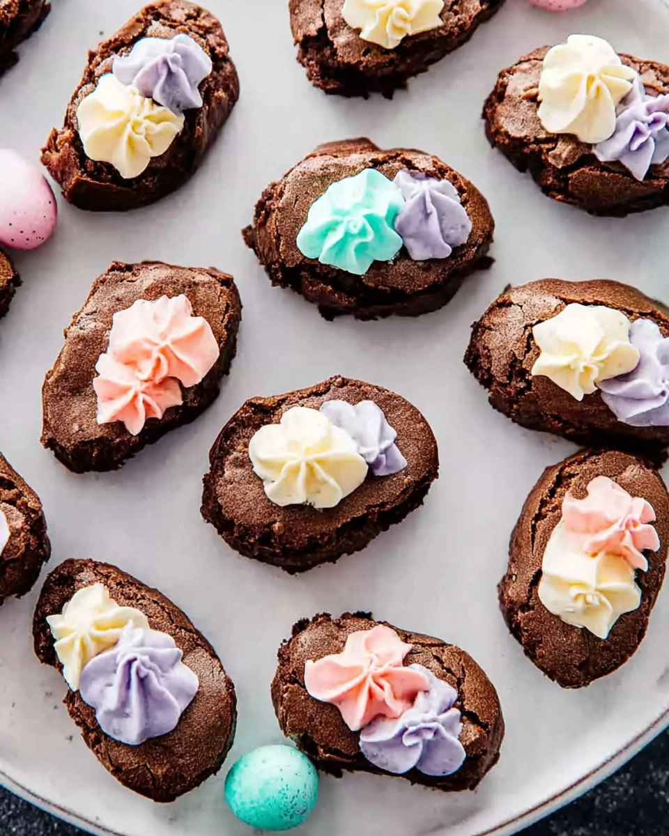 Easter Deviled Brownies