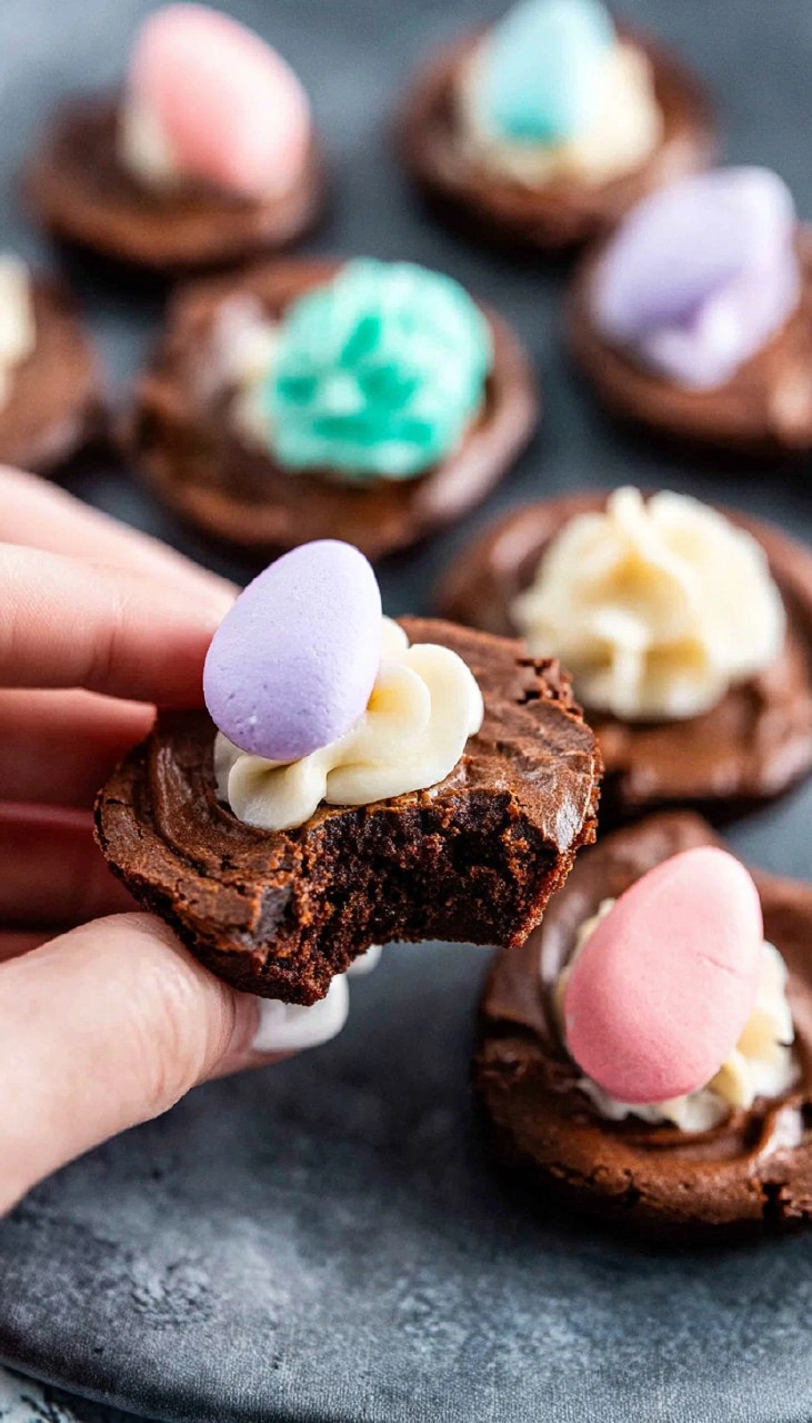 Easter Deviled Brownies