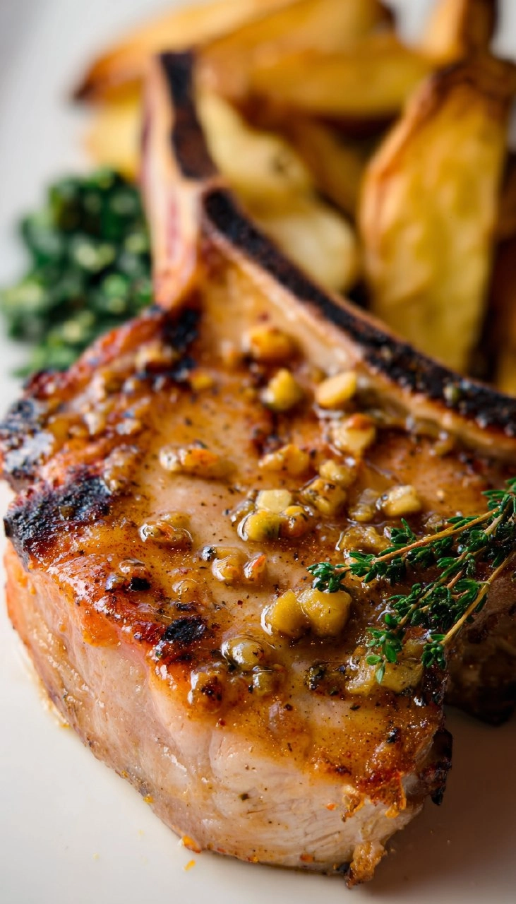 Smoked Pork Chops (With Honey Mustard Glaze)