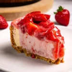 Strawberry-Cheesecake-with-Fresh-Strawberry-Topping-Recipe