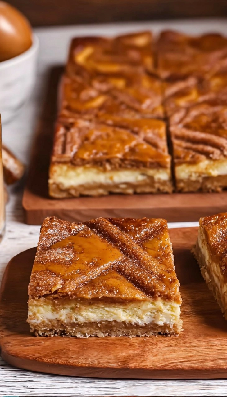Churro Cheesecake Bars with Cajeta