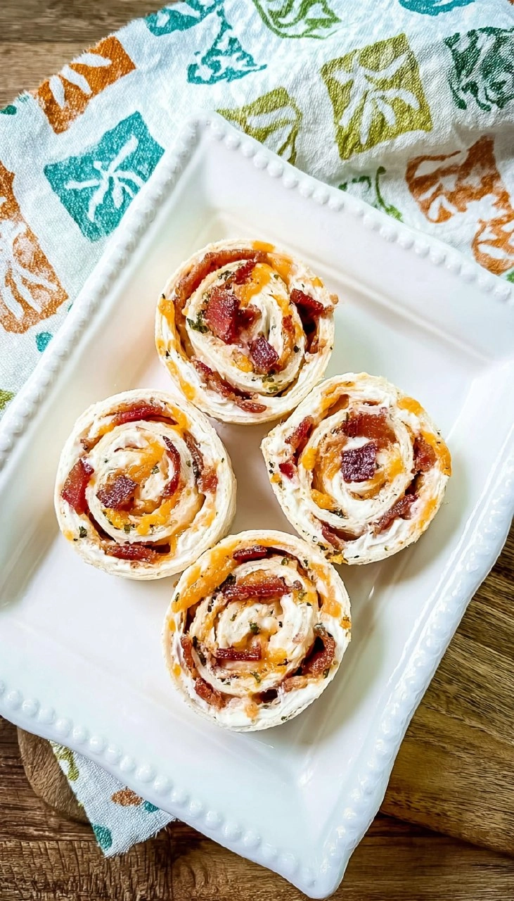 Cream Cheese Bacon Ranch Pinwheels