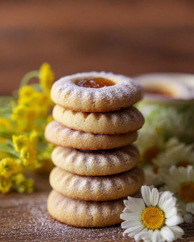 Dandelion-Apricot-Thumbprint-Cookies-Recipe