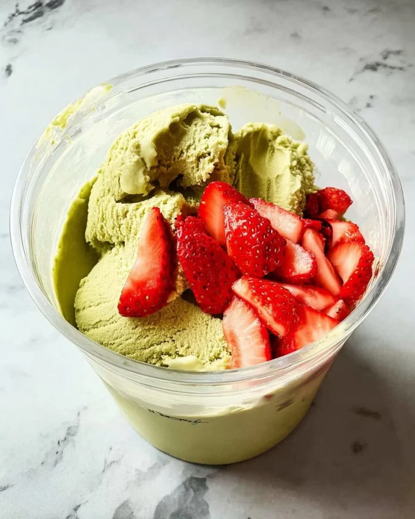 Ninja-Creami-Strawberry-Matcha-Ice-Cream-Recipe